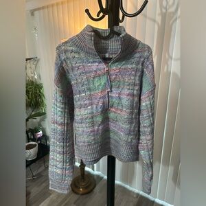 525 America Spacedye Zip Front Pullover